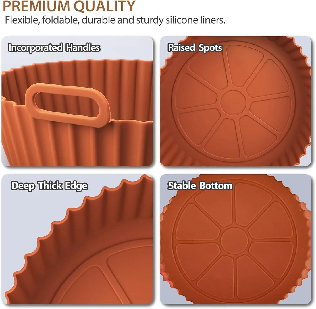 Airfryer Silicone Basket Reusable Baking Tray