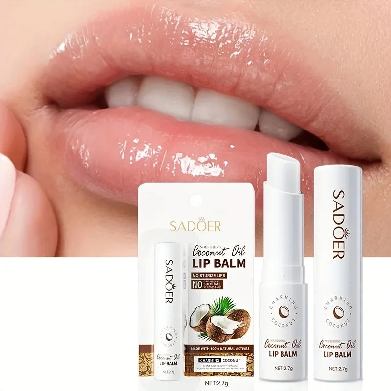 Sadoer Coconut Lip Balm - Lasting Nourishment and Moisture