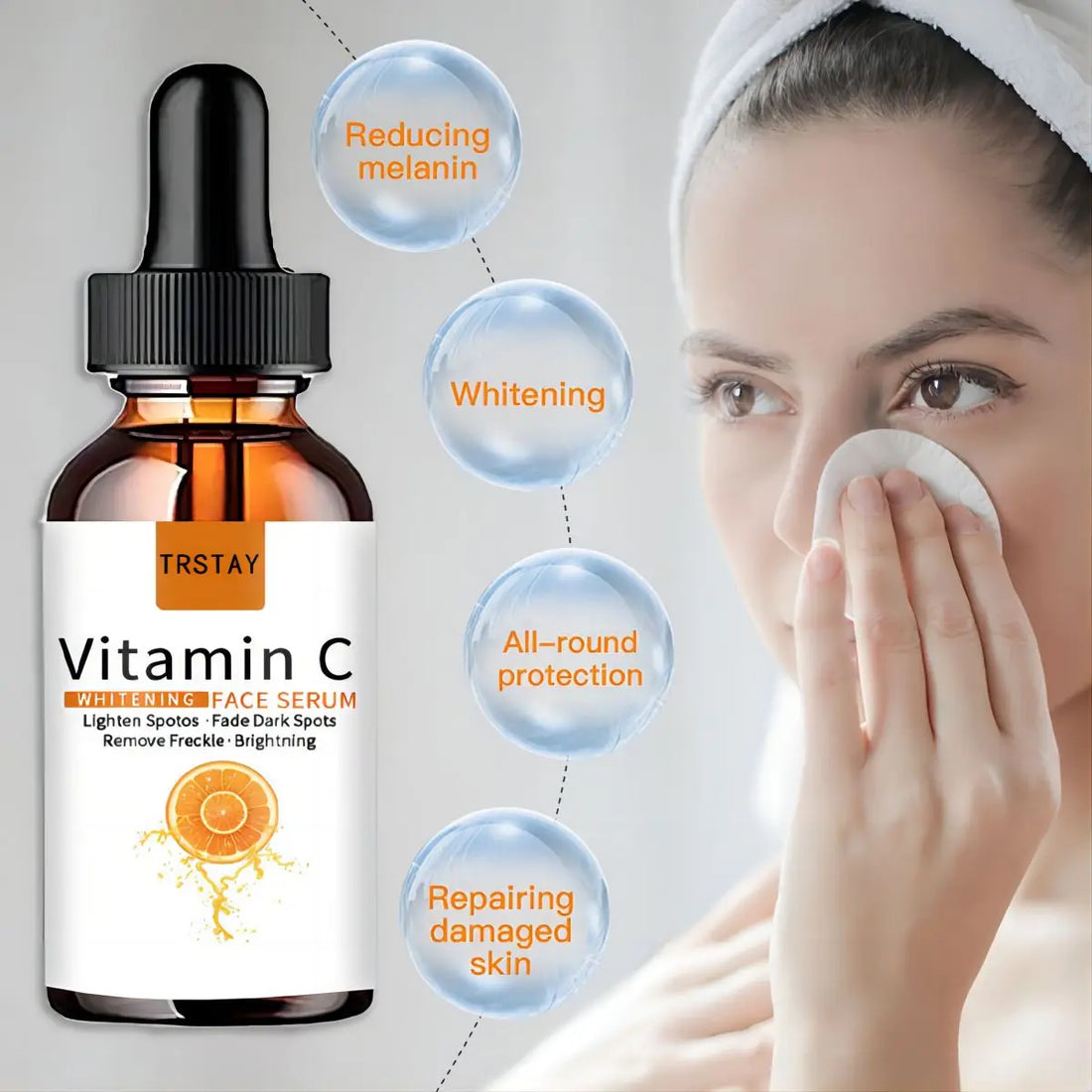TRSTAY Vitamin C Serum For Face Brightens & Skin Repair